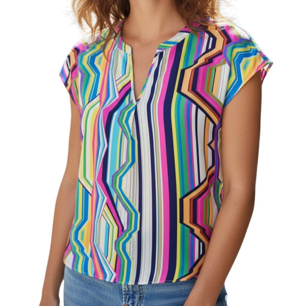 Amanda Uprichard silk striped top